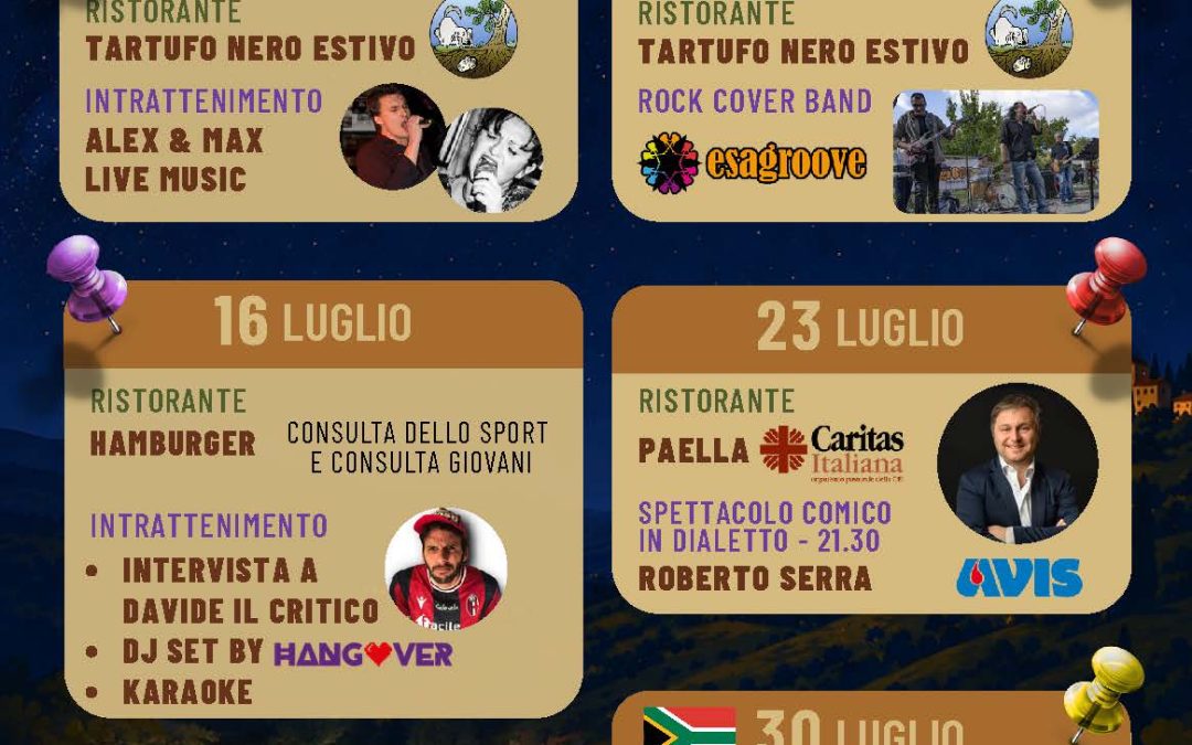 Mercatini delle Erbe giovedì di luglio